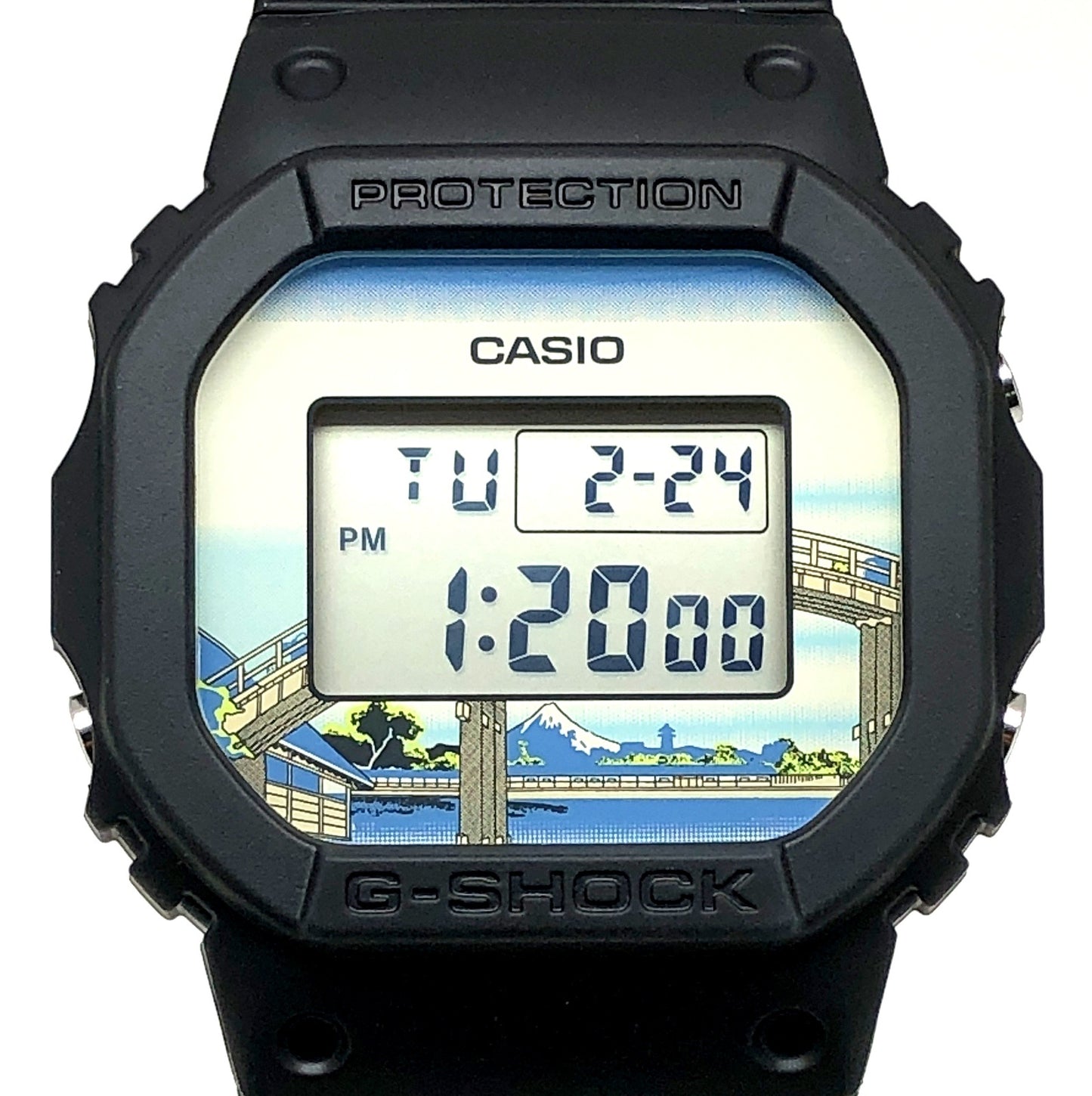 DW-5600KHFM25-1 葛飾北斎 富嶽三十六景 深川万年橋下