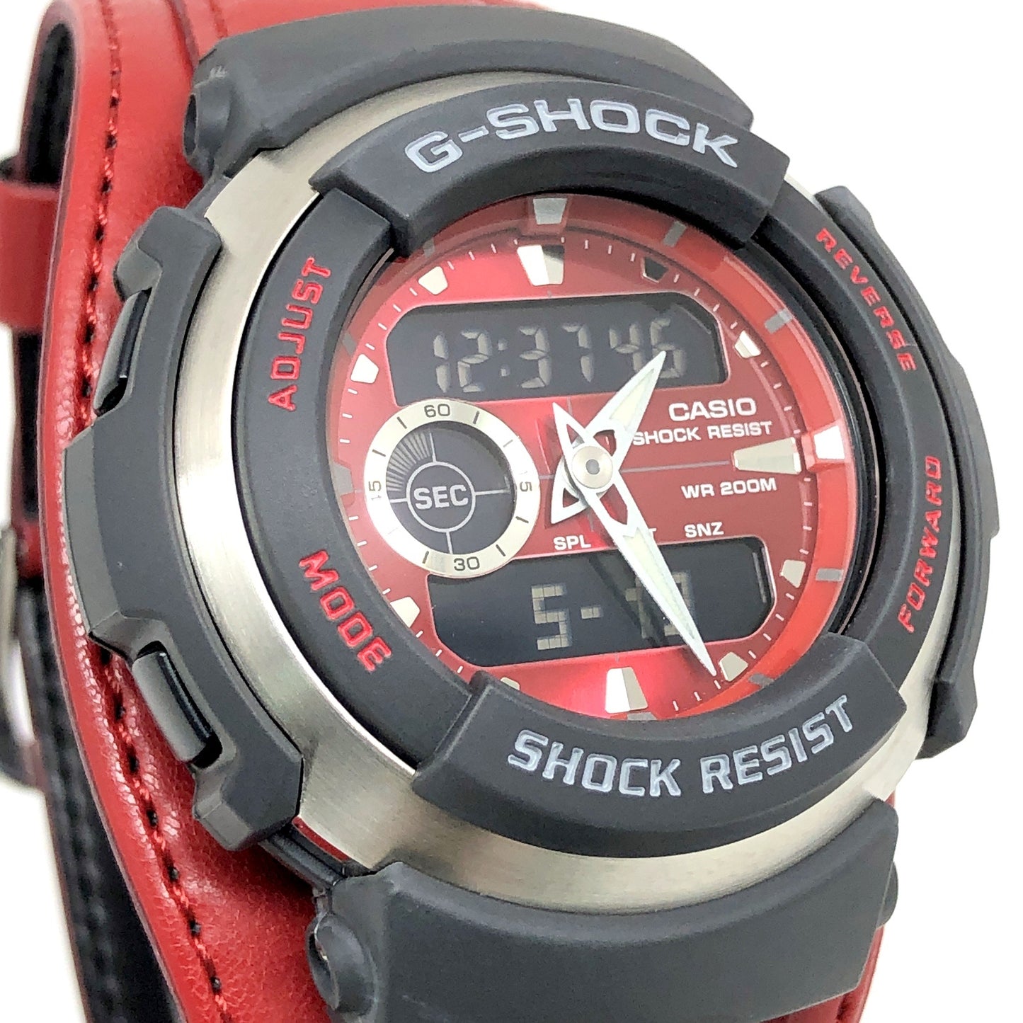 G-300L-4A G-SPIKE レザーバンド 海外モデル
