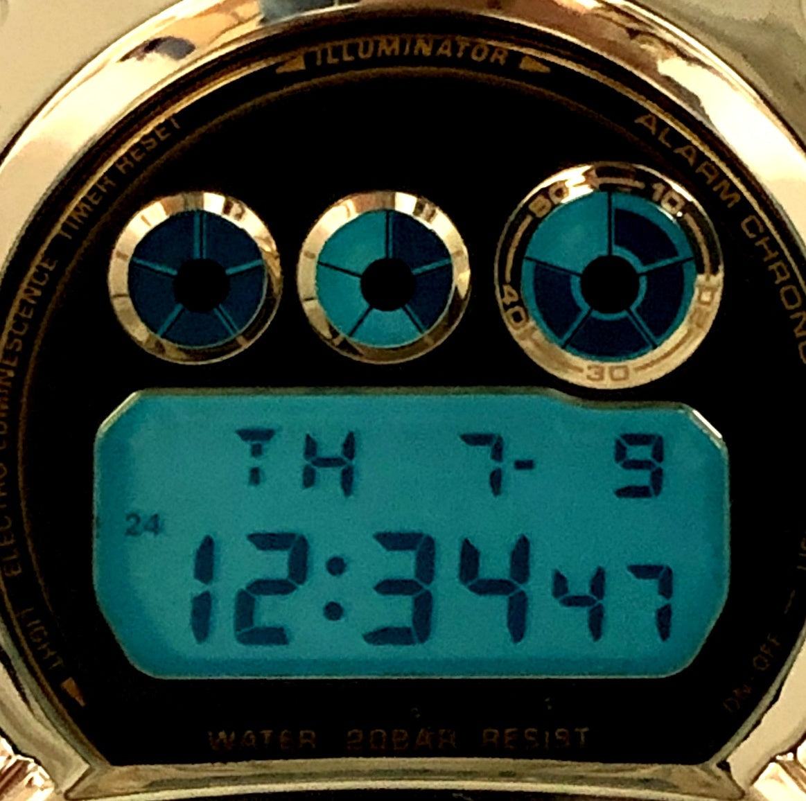 GM-6900SG-9 メタルカバードシリーズ ゴールド スケルトン