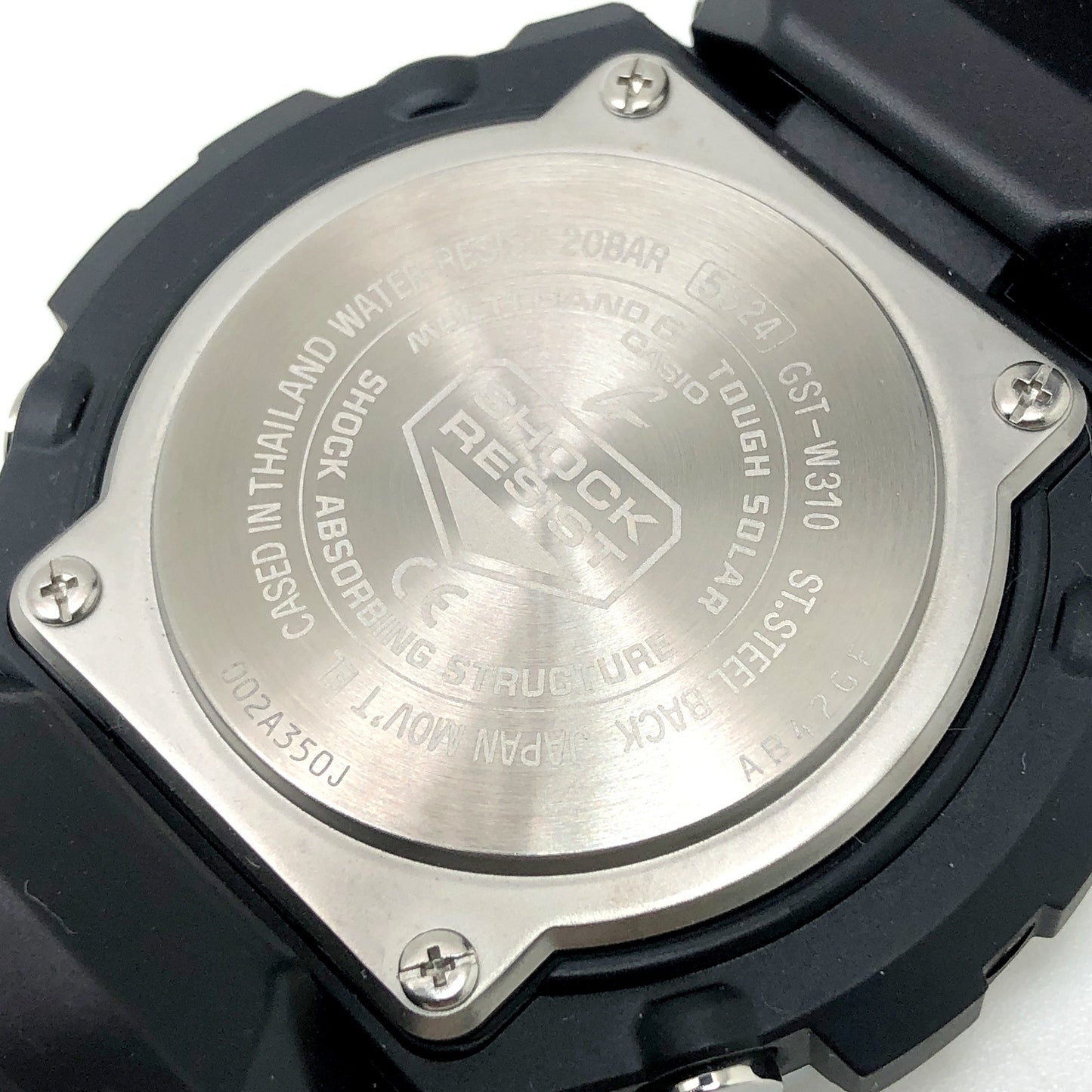 GST-W310-1A Gスチール ミッドサイズ ウレタンバンド