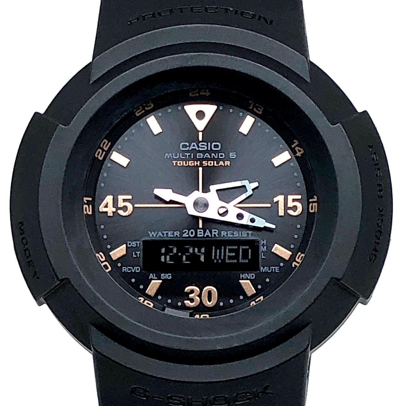 AWG-M520G-1A9 AW-500 復刻モデル 電波ソーラー搭載