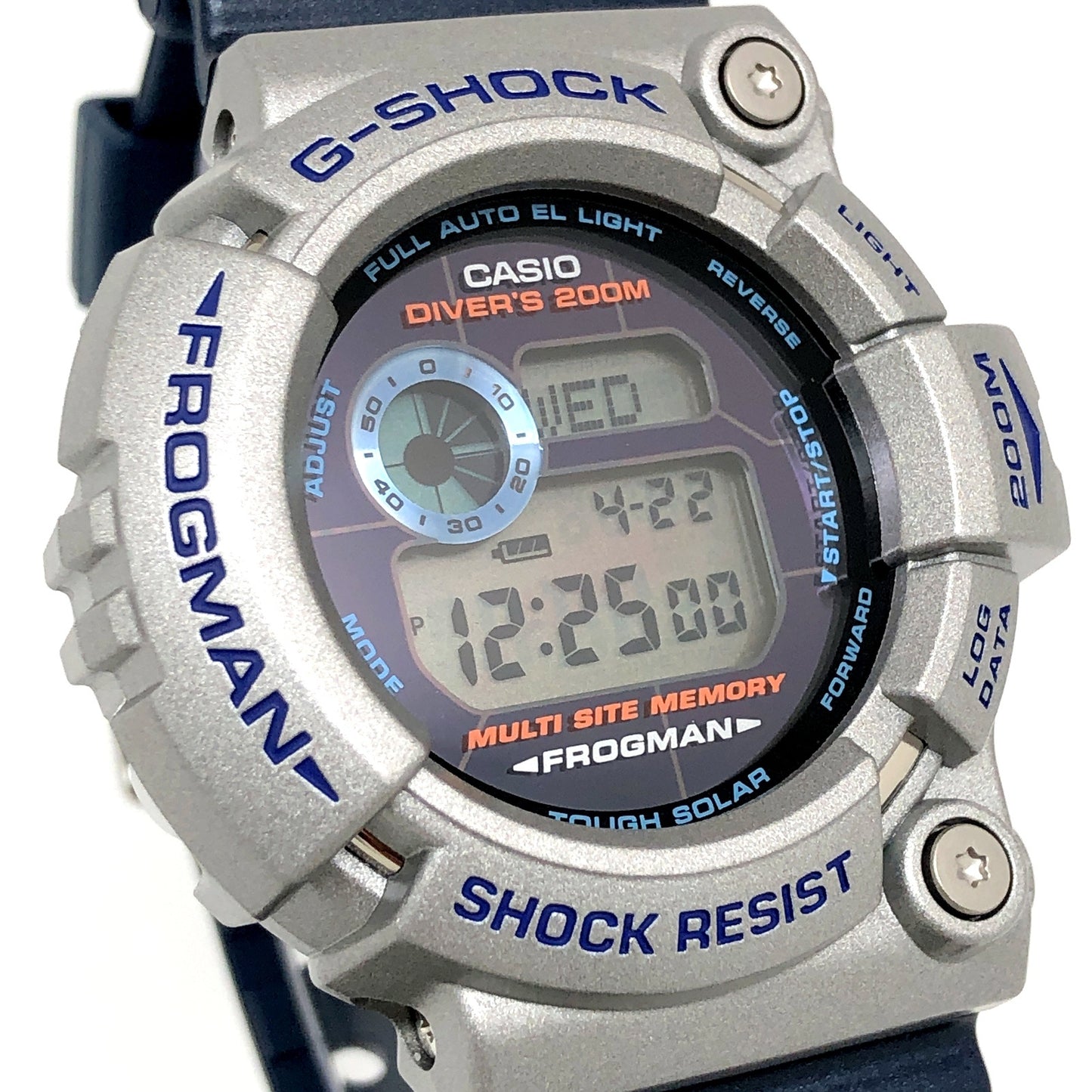 GW-200K-2 イルクジ2001 フロッグマン シルバー×ネイビー
