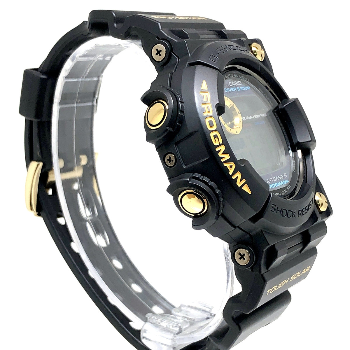 GWF-1000G-1 フロッグマン 電波ソーラー黒金蛙
