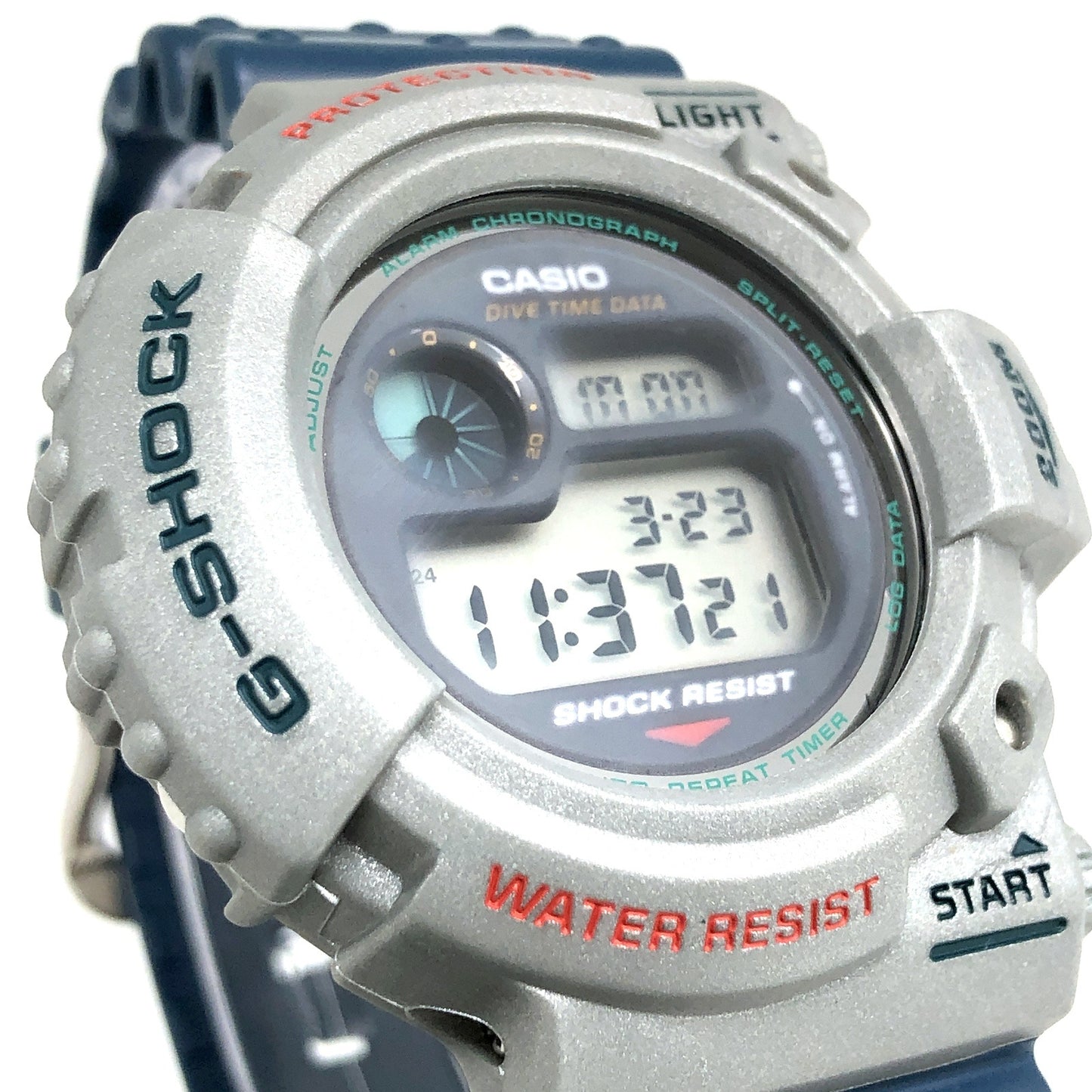 DW-6300B-2 初代フロッグマン メタリックグレー×ブルー