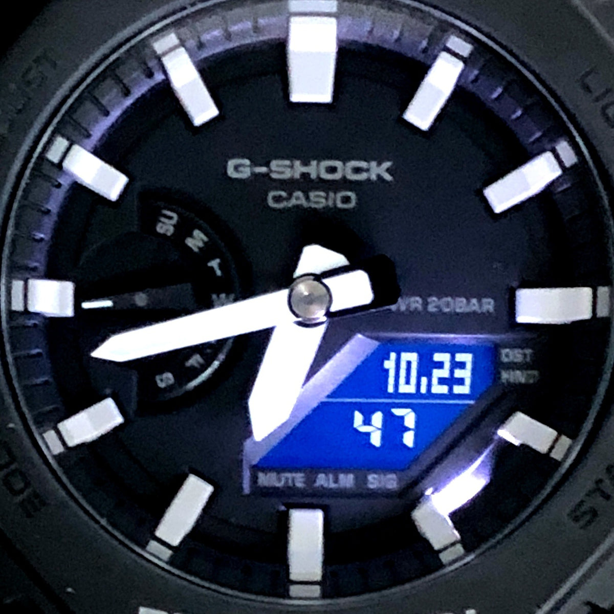 GA-2100-1A オクタゴン カシオーク ブラック