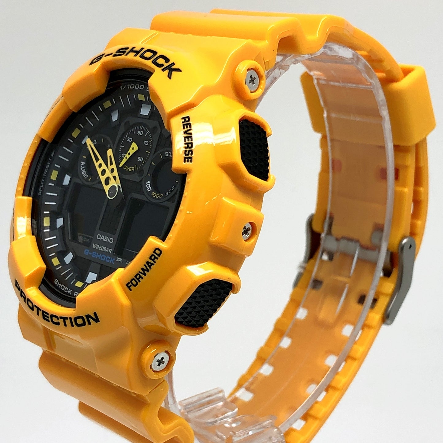 GA-100A-9A ビッグケース アナデジモデル イエローカラーモデル