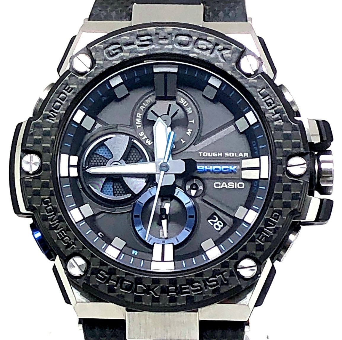 GST-B100XA-1A Gスチール カーボンベゼル