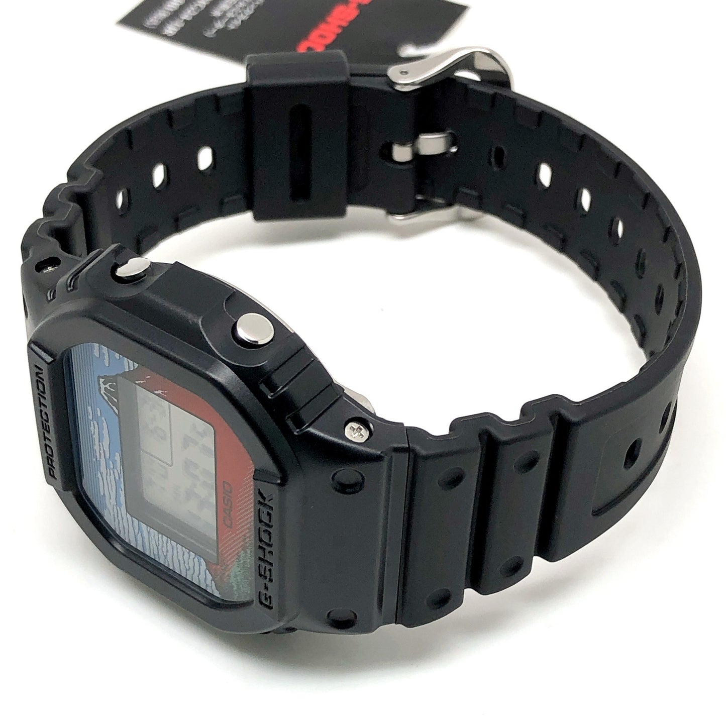 DW-5600KHG24-1 葛飾北斎 富嶽三十六景 凱風快晴(赤富士)