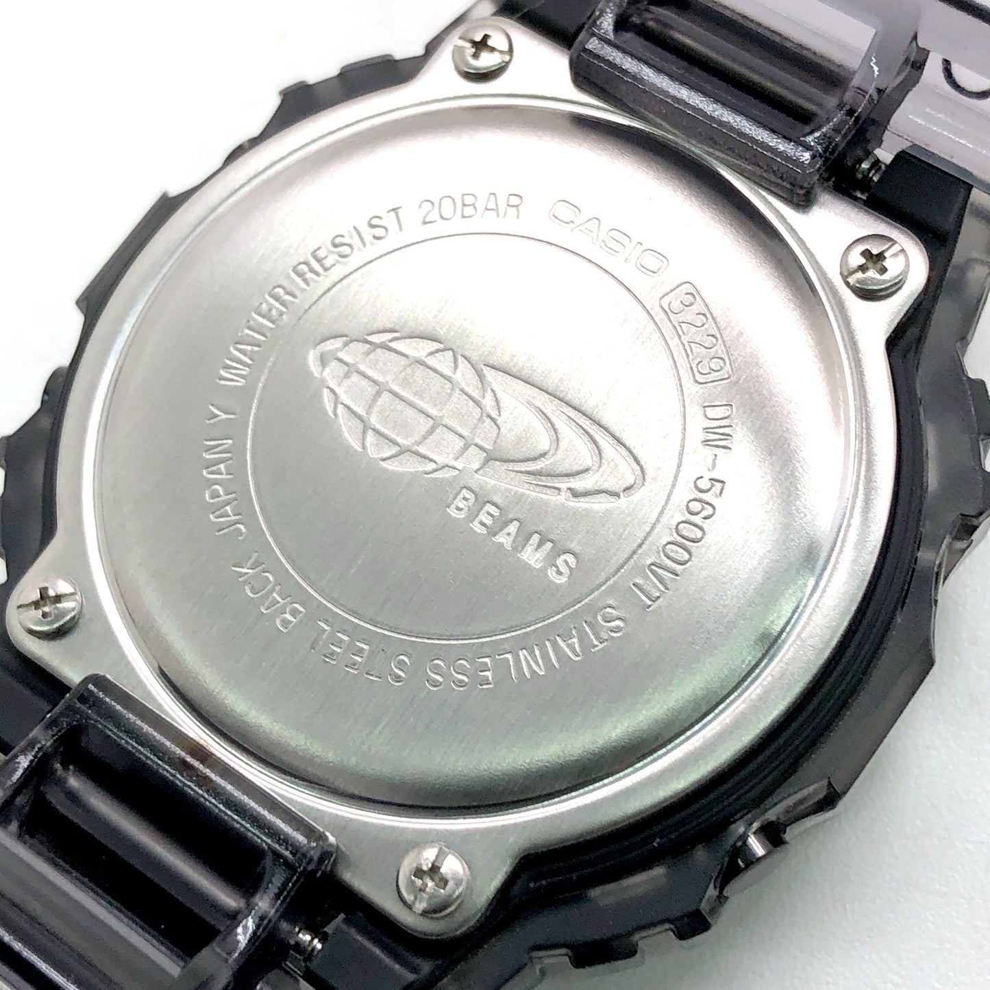 DW-5600BEAMS20-8 ビームス別注 ブラックスケルトン