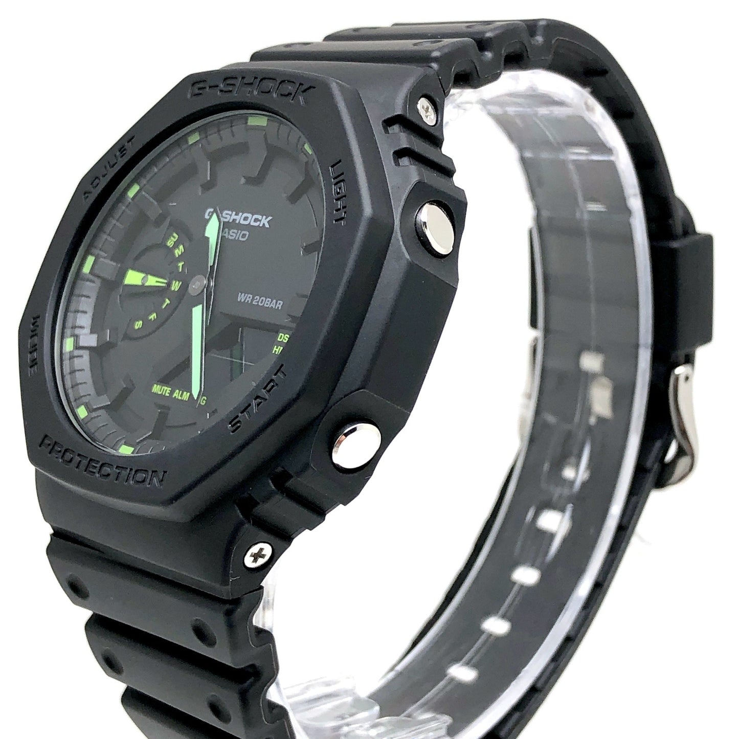 GA-2100-1A3 ネオンアクセントシリーズ グリーン