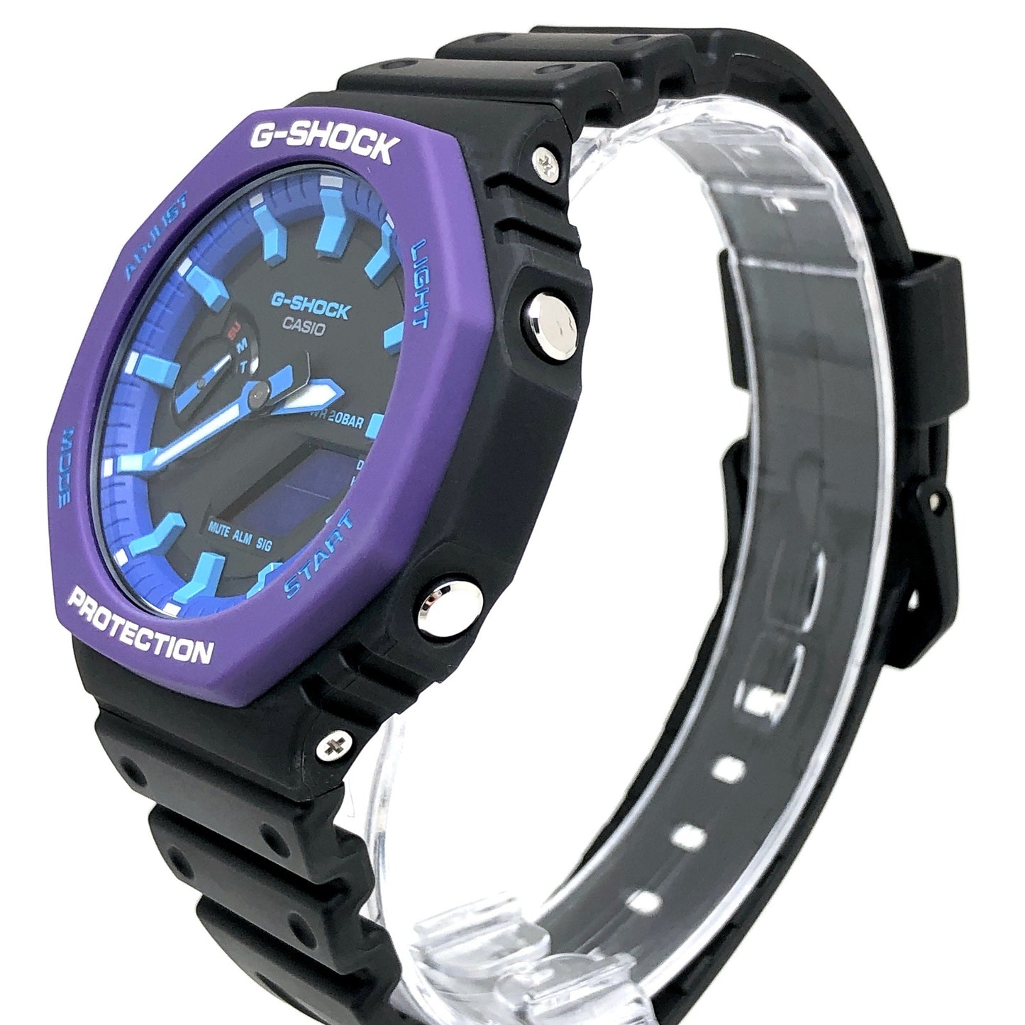 GA-2100THS-1A Throwback 1990s パープル ブラック