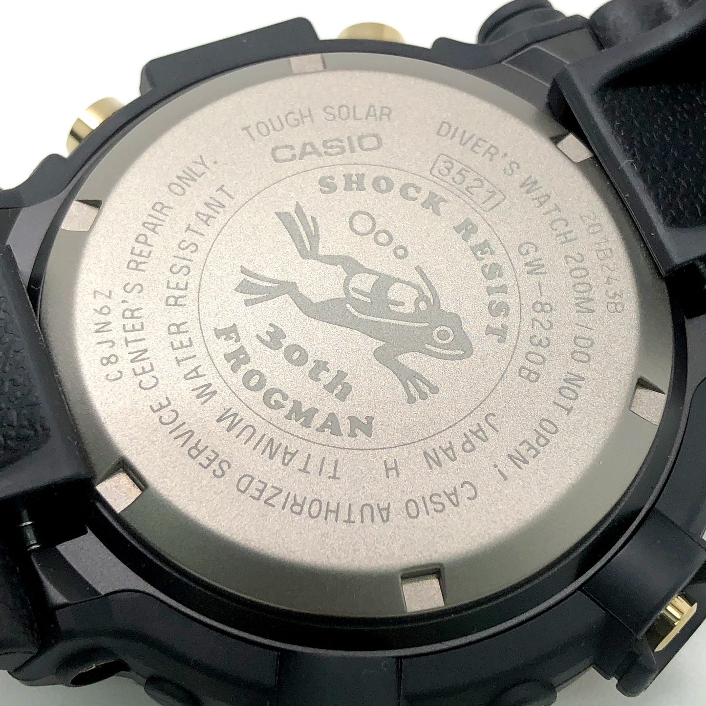 GW-8230B-9A フロッグマン30周年記念 黒金 復刻