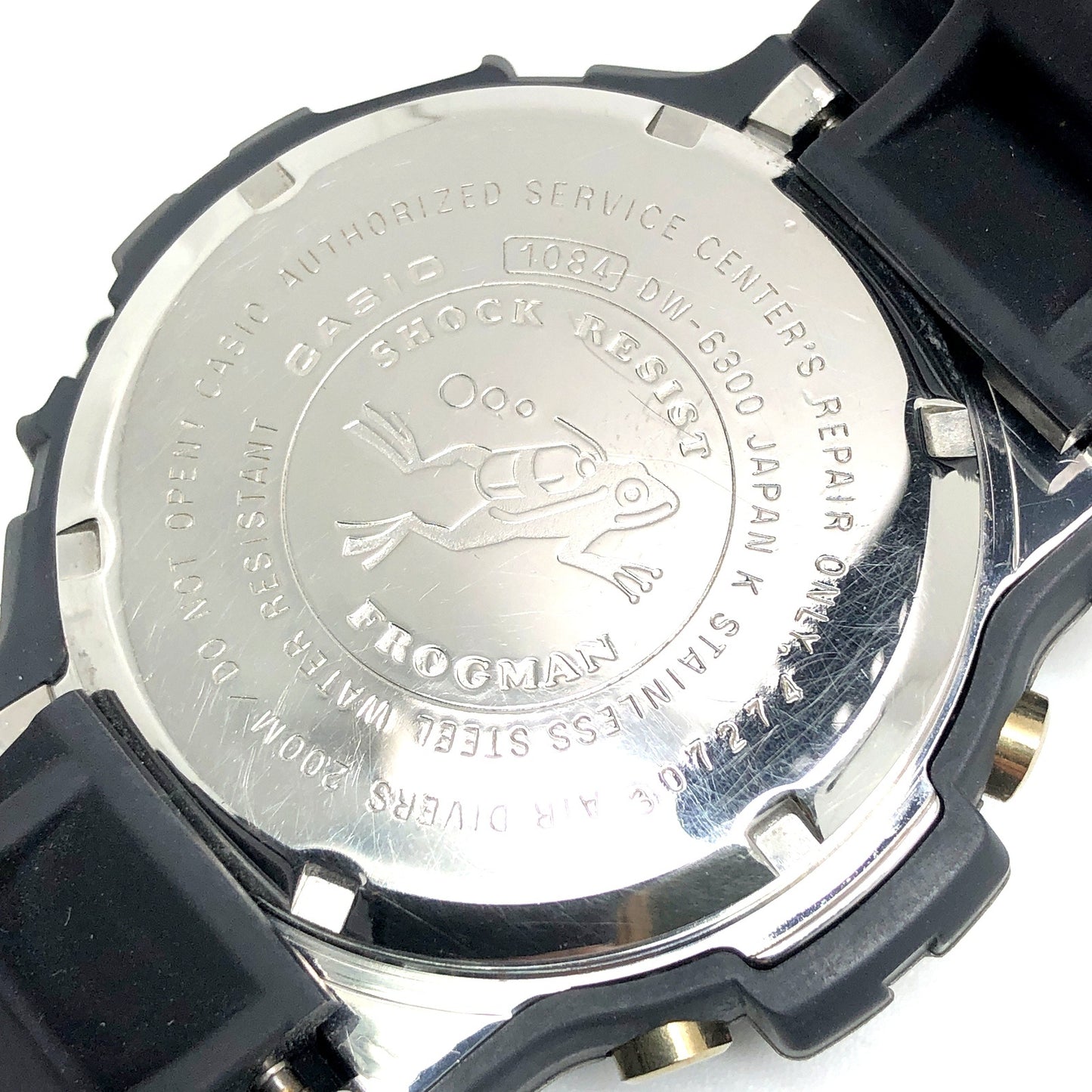 DW-6300-1C 初代フロッグマン 国内モデル 金液晶 赤ロゴバージョン