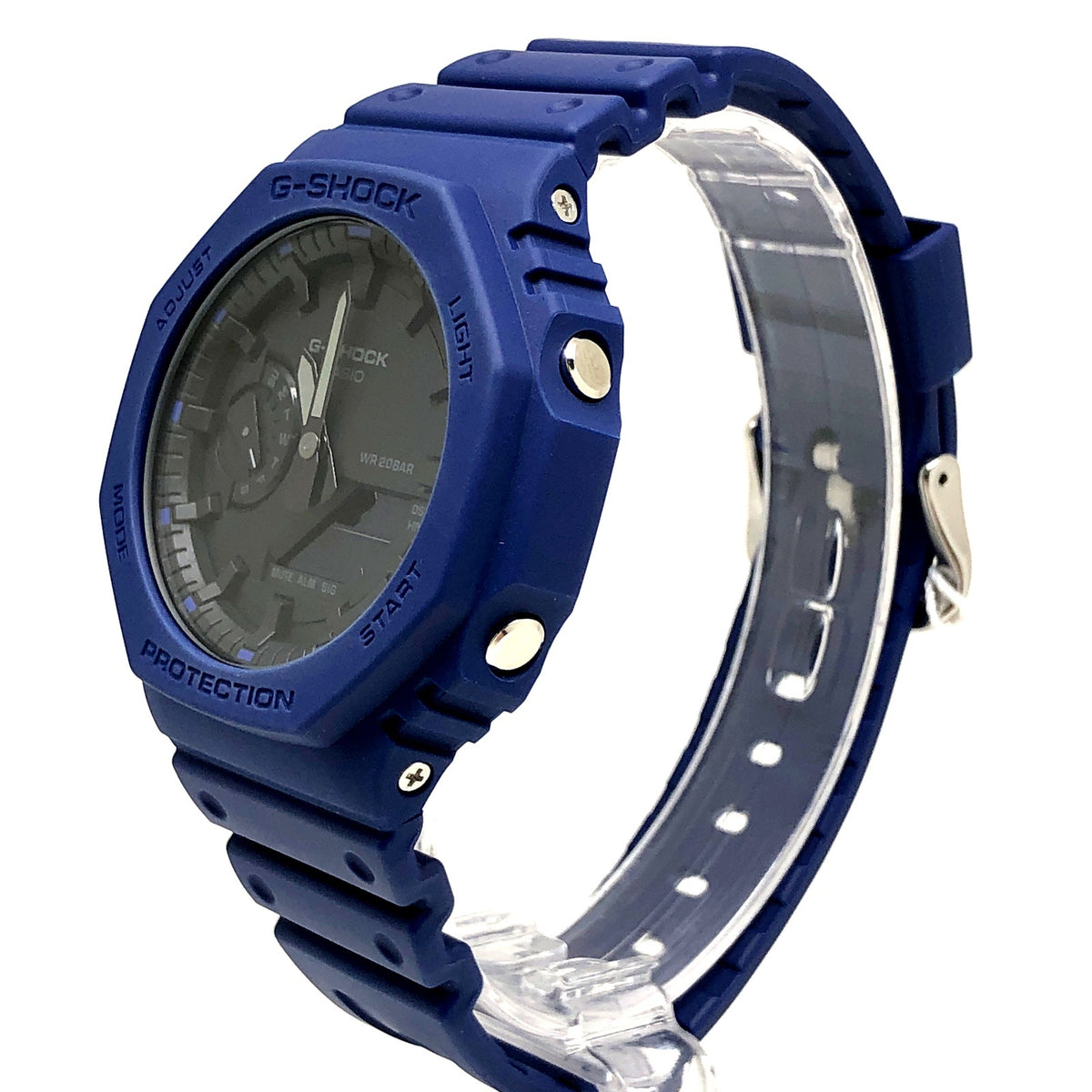 GA-2100-2A オクタゴン カシオーク ネイビー×ブラック