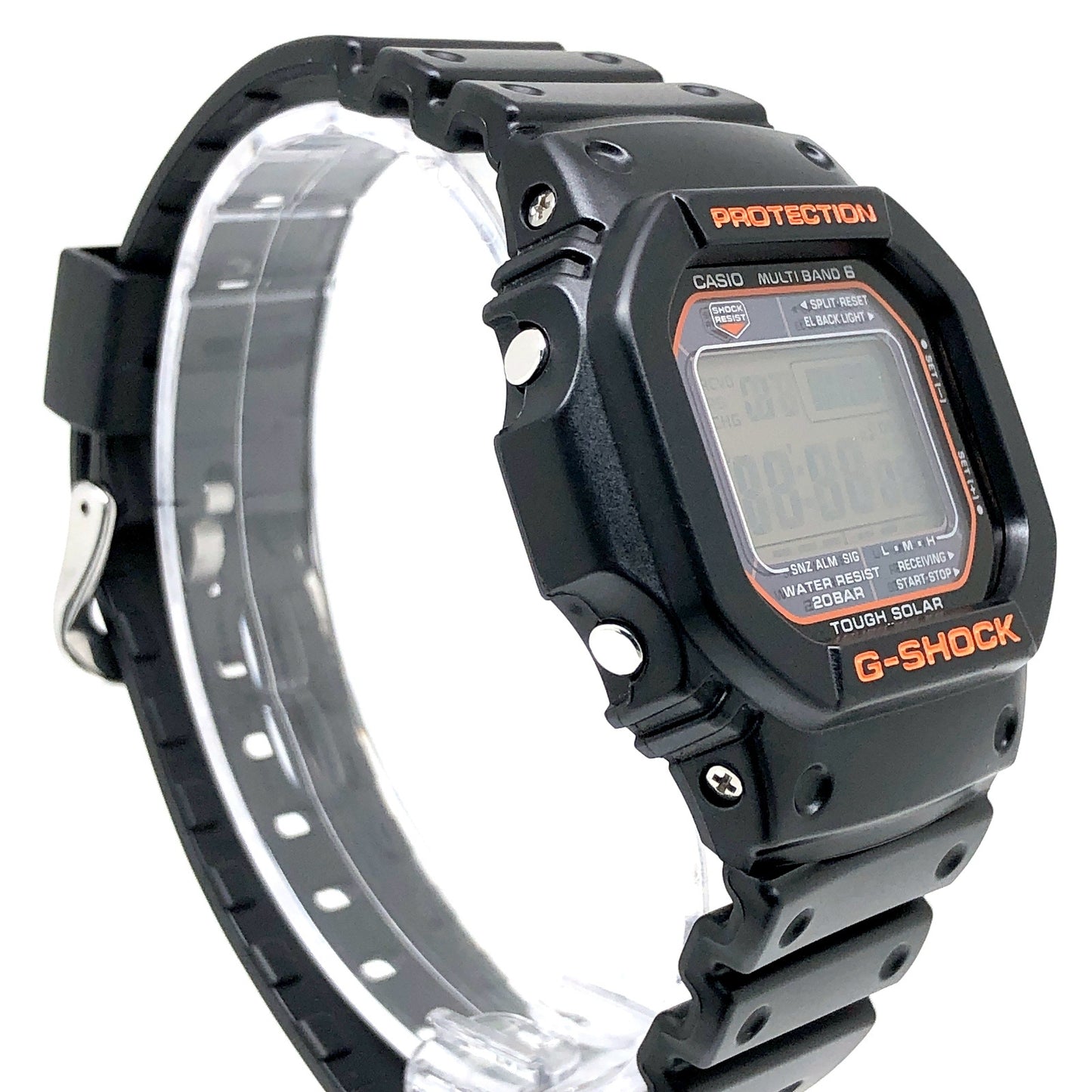 GW-M5610R-1 電波ソーラー オレンジ液晶モデル