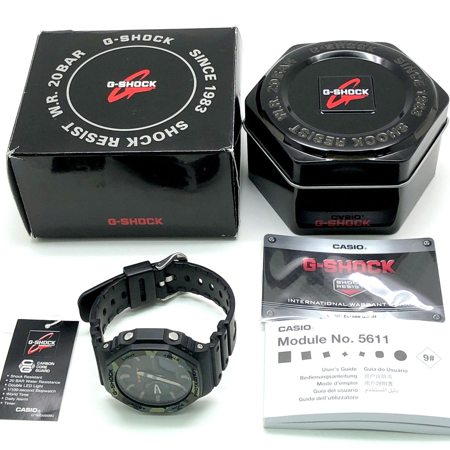 GA-2100SU-1A ユーティリティカラー カモフラージュ