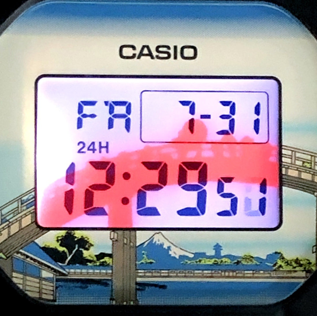 DW-5600KHFM25-1 葛飾北斎 富嶽三十六景 深川万年橋下