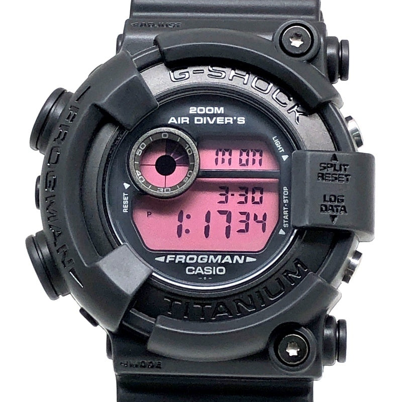 DW-8200BK-1 フロッグマン リアルブラック レッド液晶