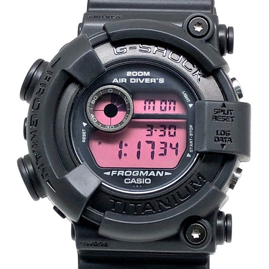 DW-8200BK-1 フロッグマン リアルブラック レッド液晶