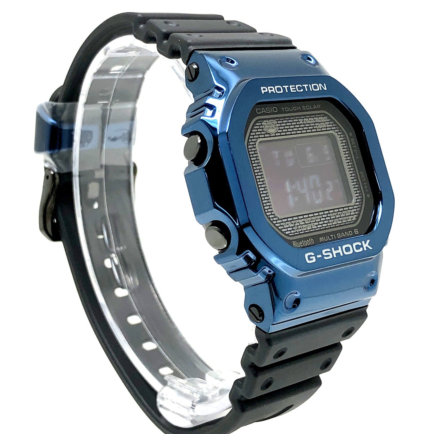 GMW-B5000G-2 フルメタル メタリックブルー ウレタンバンド
