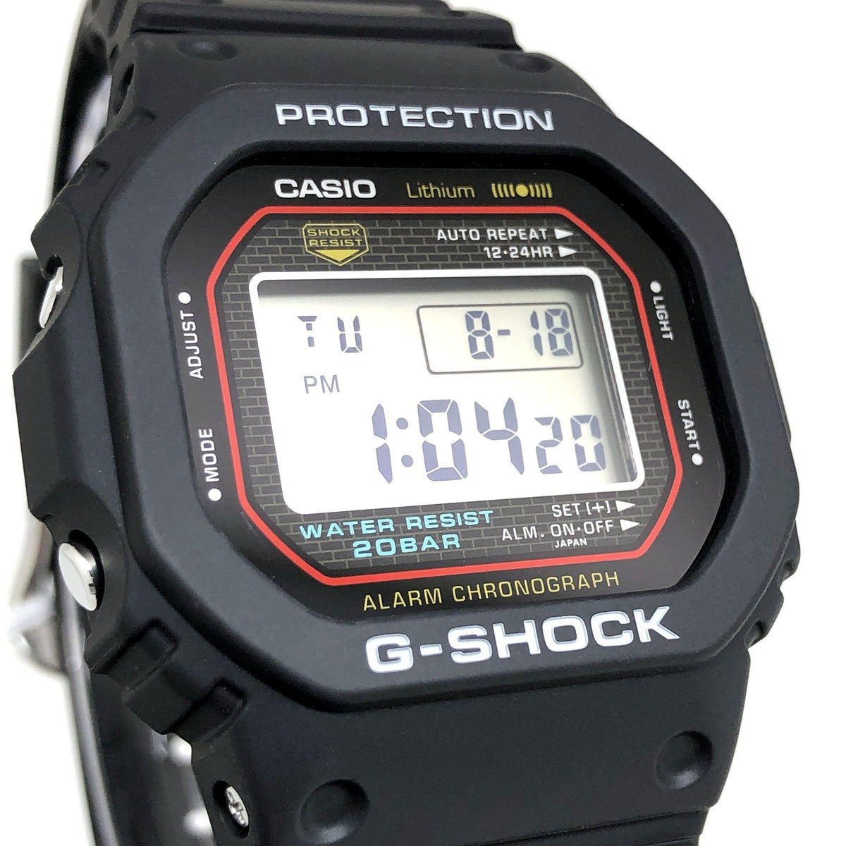 DW-5000R-1A 初代復刻 フラットベゼル採用モデル