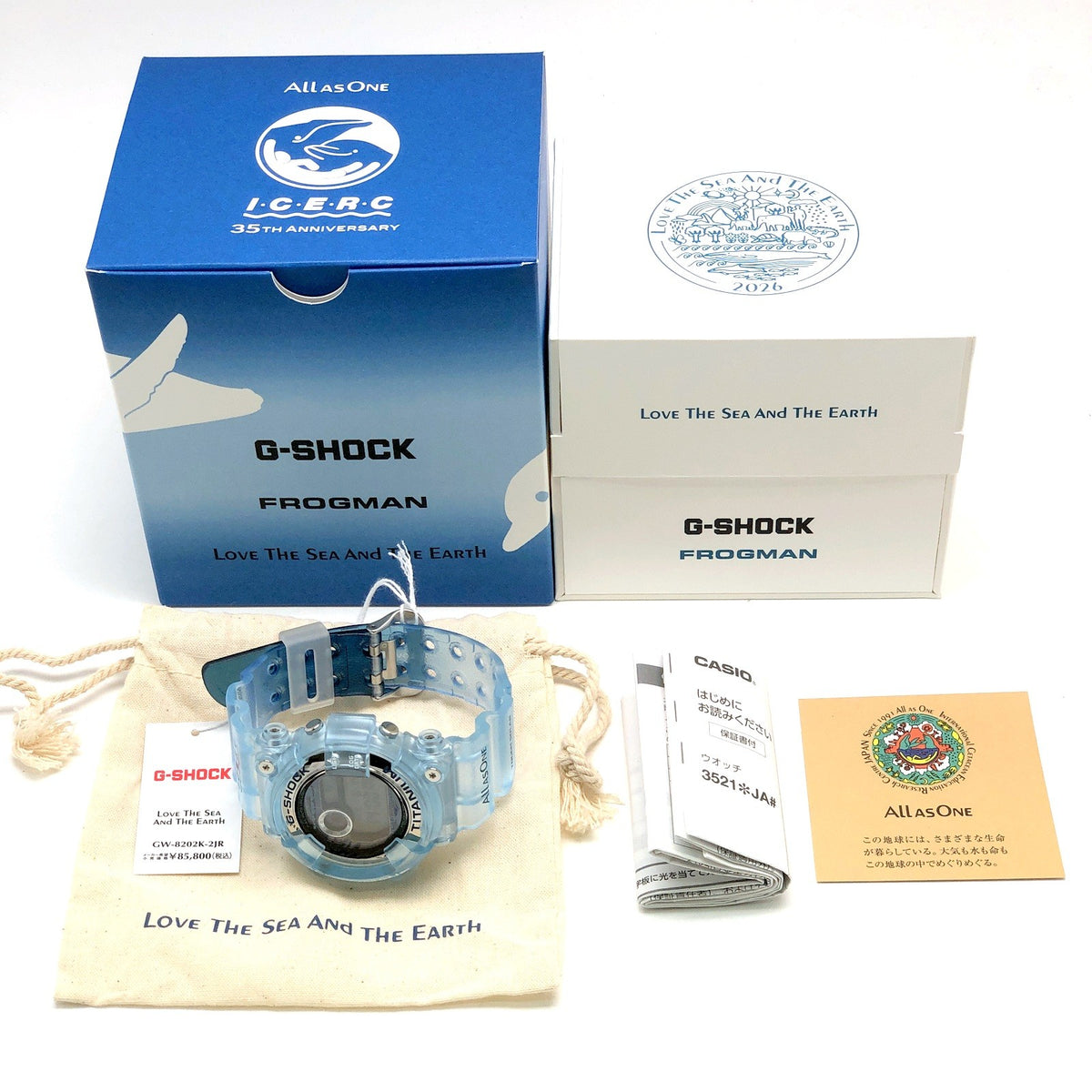 GW-8202K-2 フロッグマン イルクジ2026 ICERC設立35周年記念