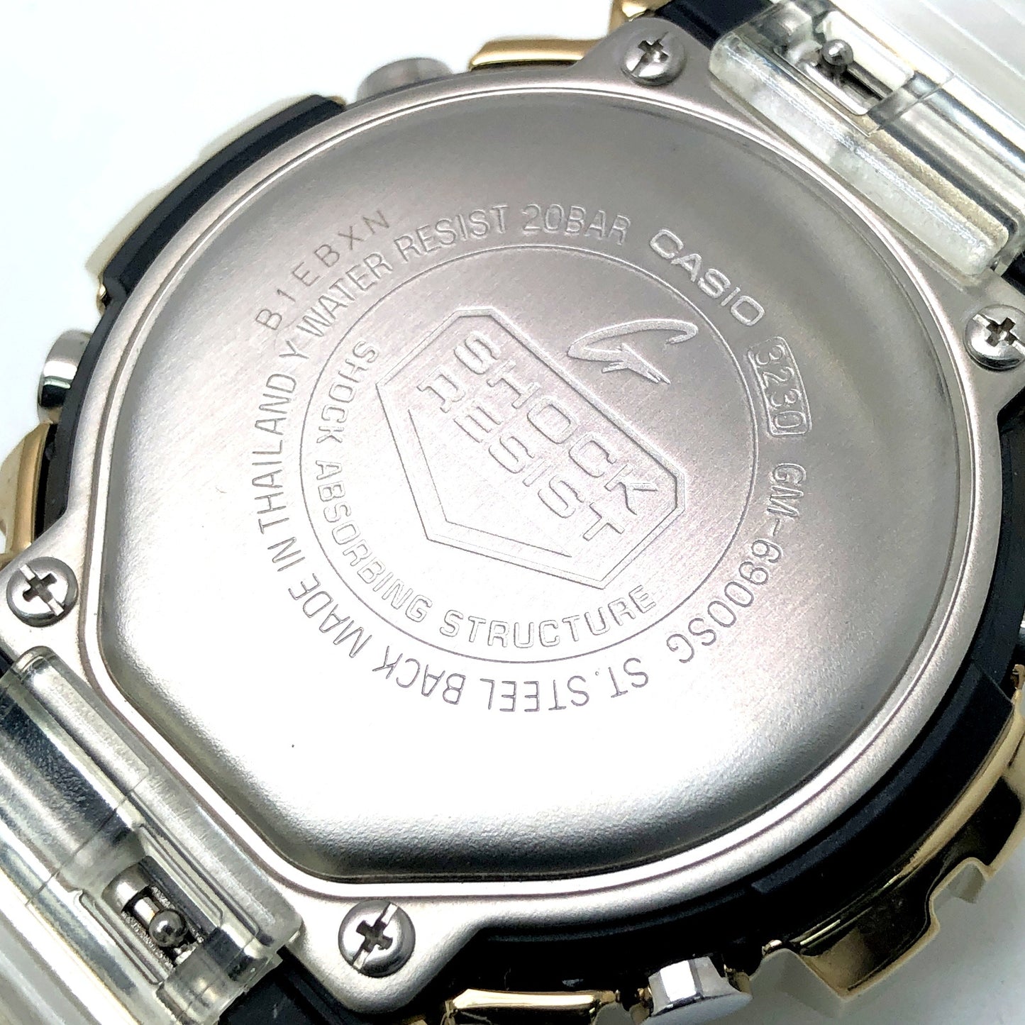 GM-6900SG-9 メタルカバードシリーズ ゴールド スケルトン