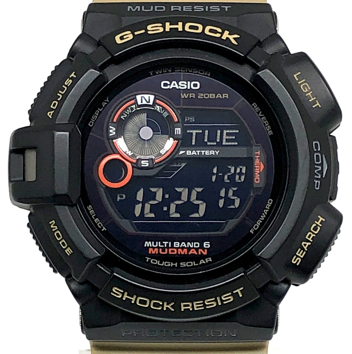 GW-9300DC-1 マッドマン マスターインデザートカモフラージュ ツインセンサー搭載