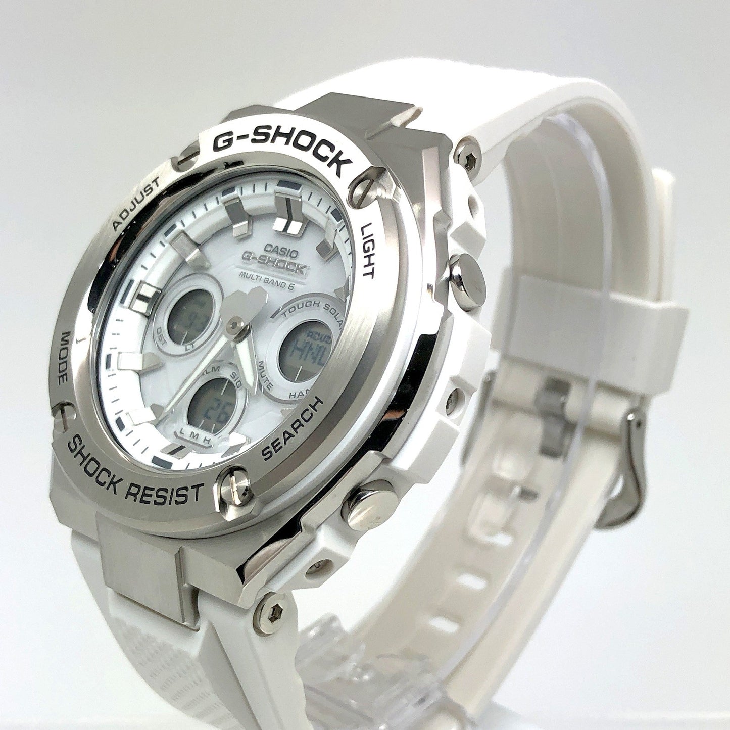 GST-W310-7A G-STEEL SILVER×WHITE