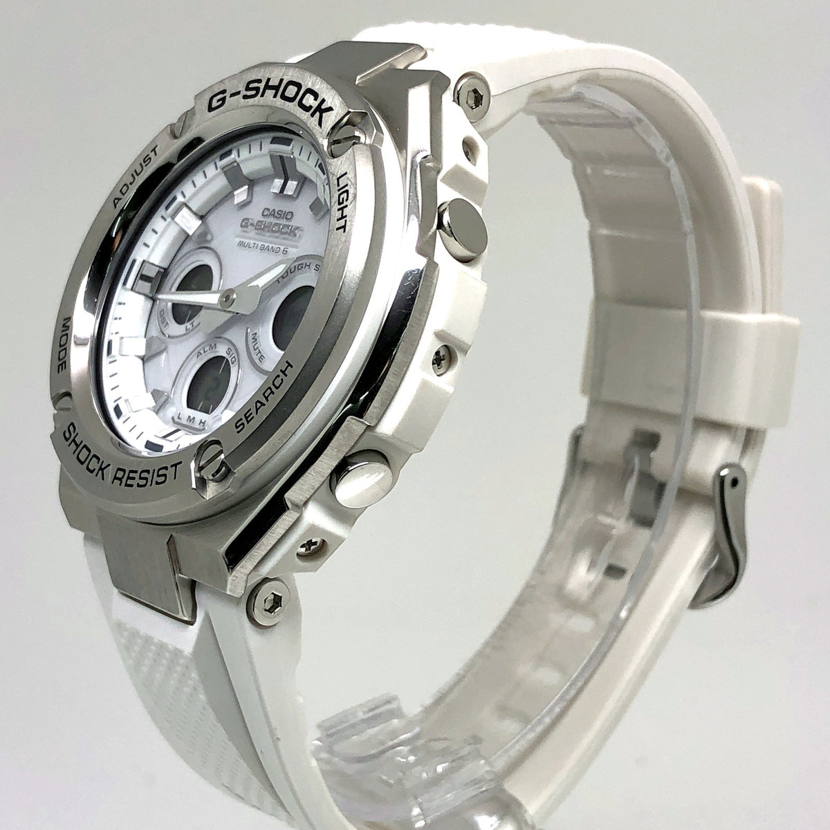 GST-W310-7A G-STEEL SILVER×WHITE
