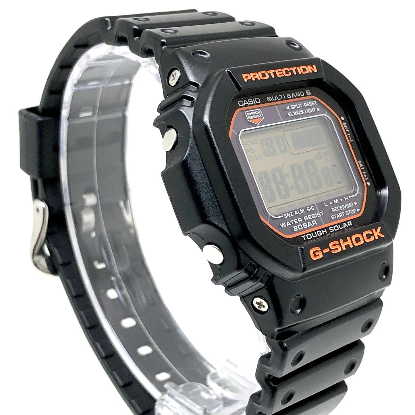 GW-M5610R-1 電波ソーラー オレンジ液晶モデル