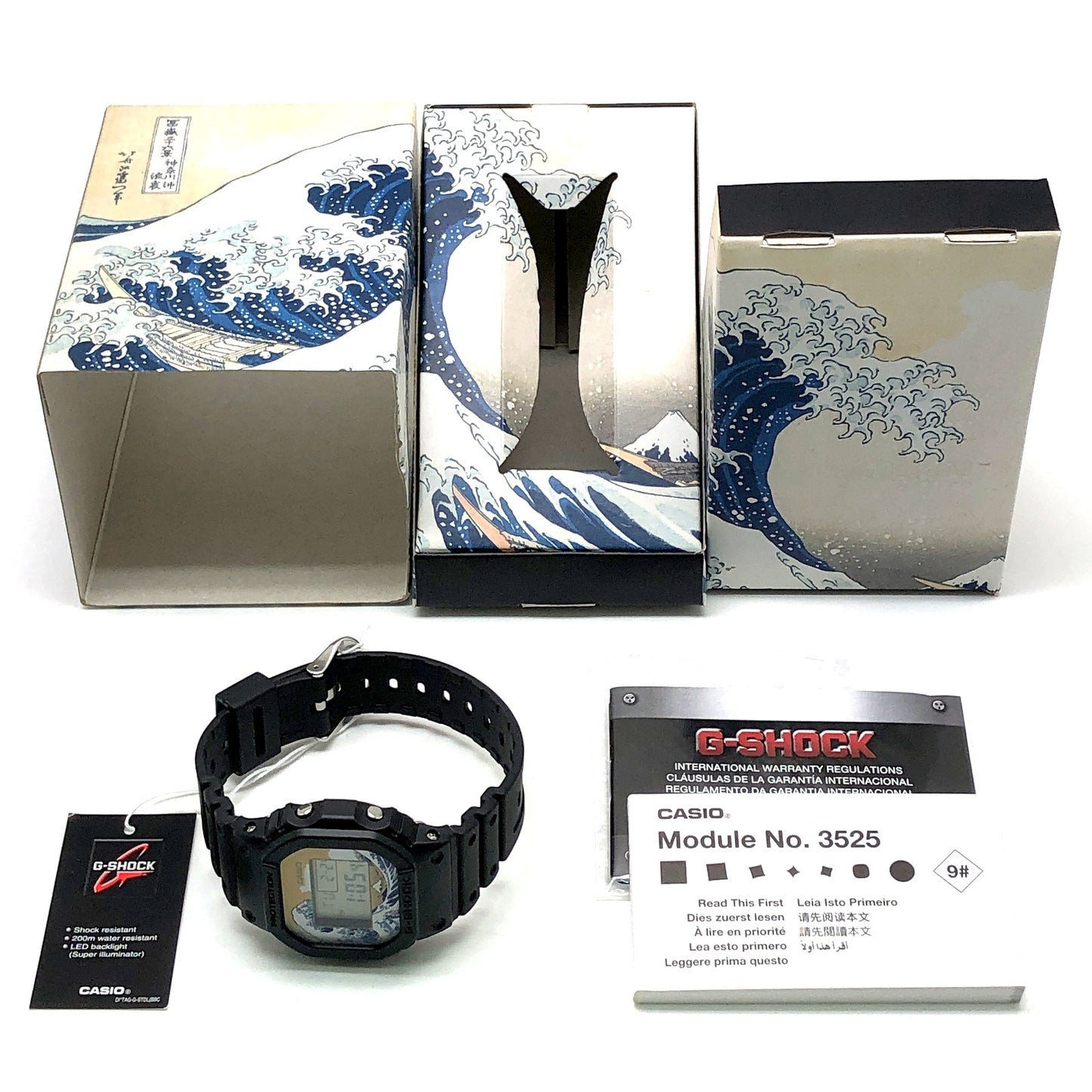 DW-5600KHK24-1 葛飾北斎 富嶽三十六景 神奈川沖浪裏