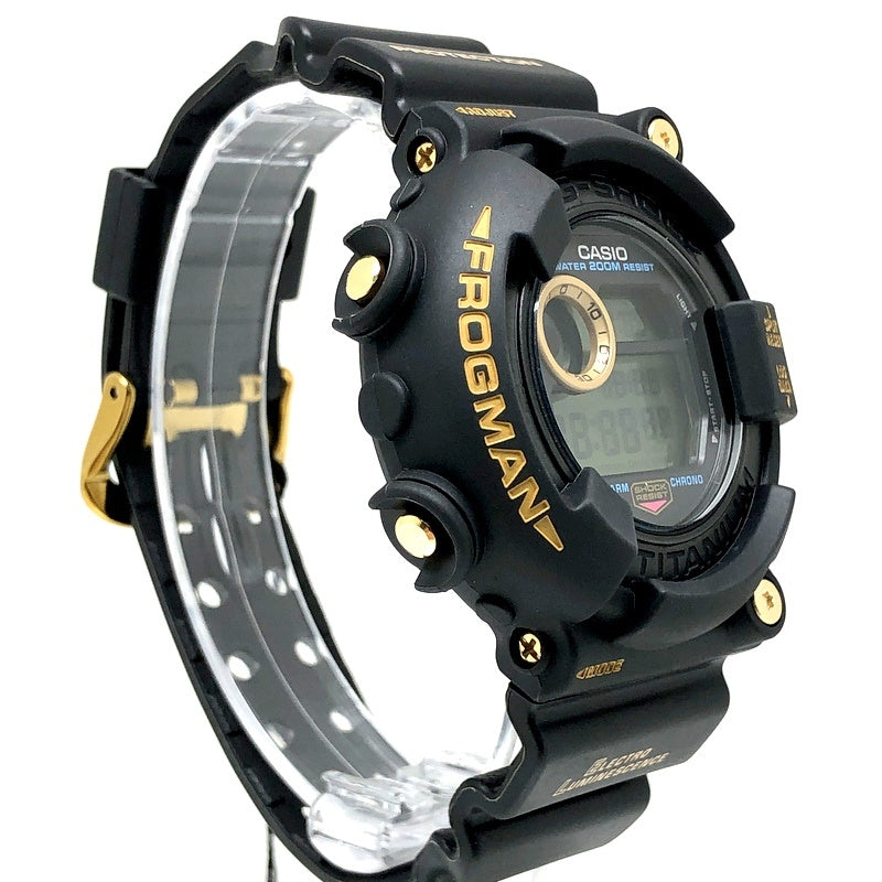 DW-8200B-9A ゴールドチタンフロッグマン 黒金蛙