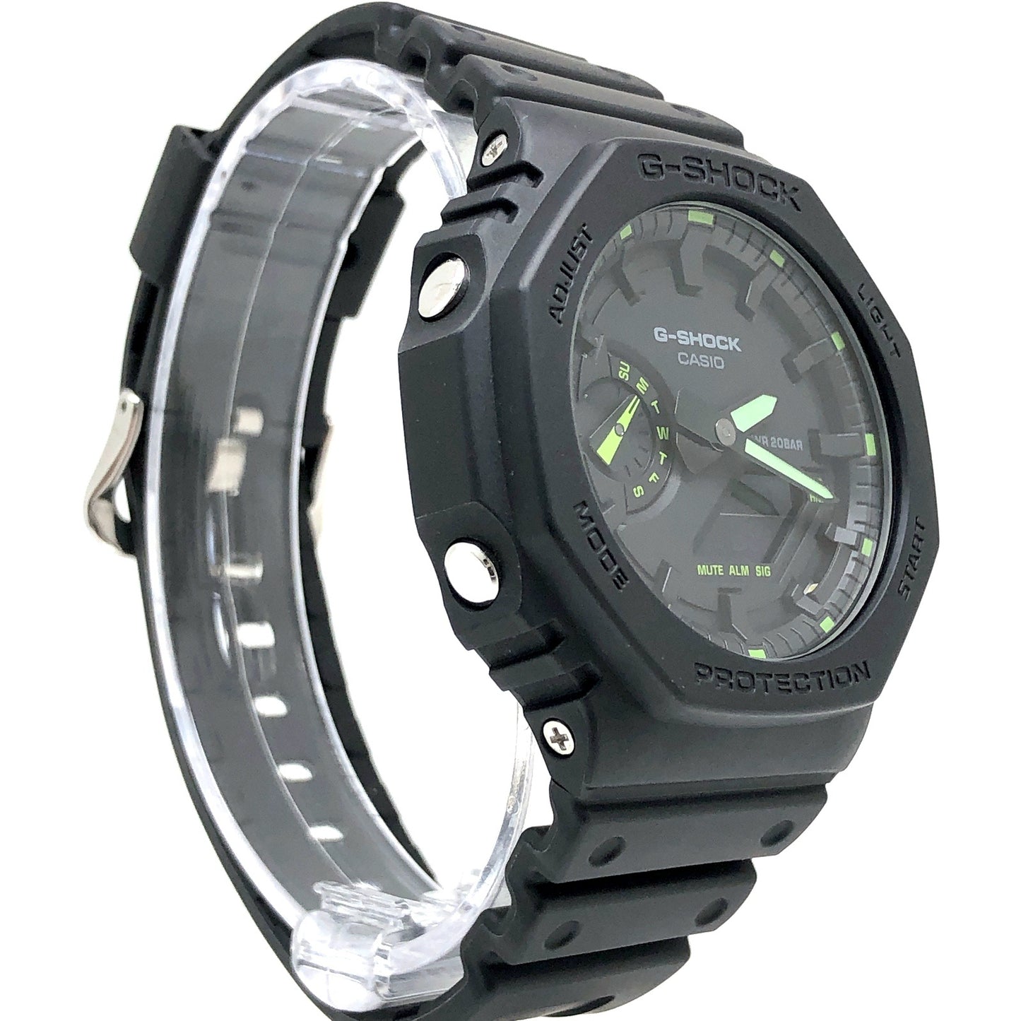 GA-2100-1A3 ネオンアクセントシリーズ グリーン