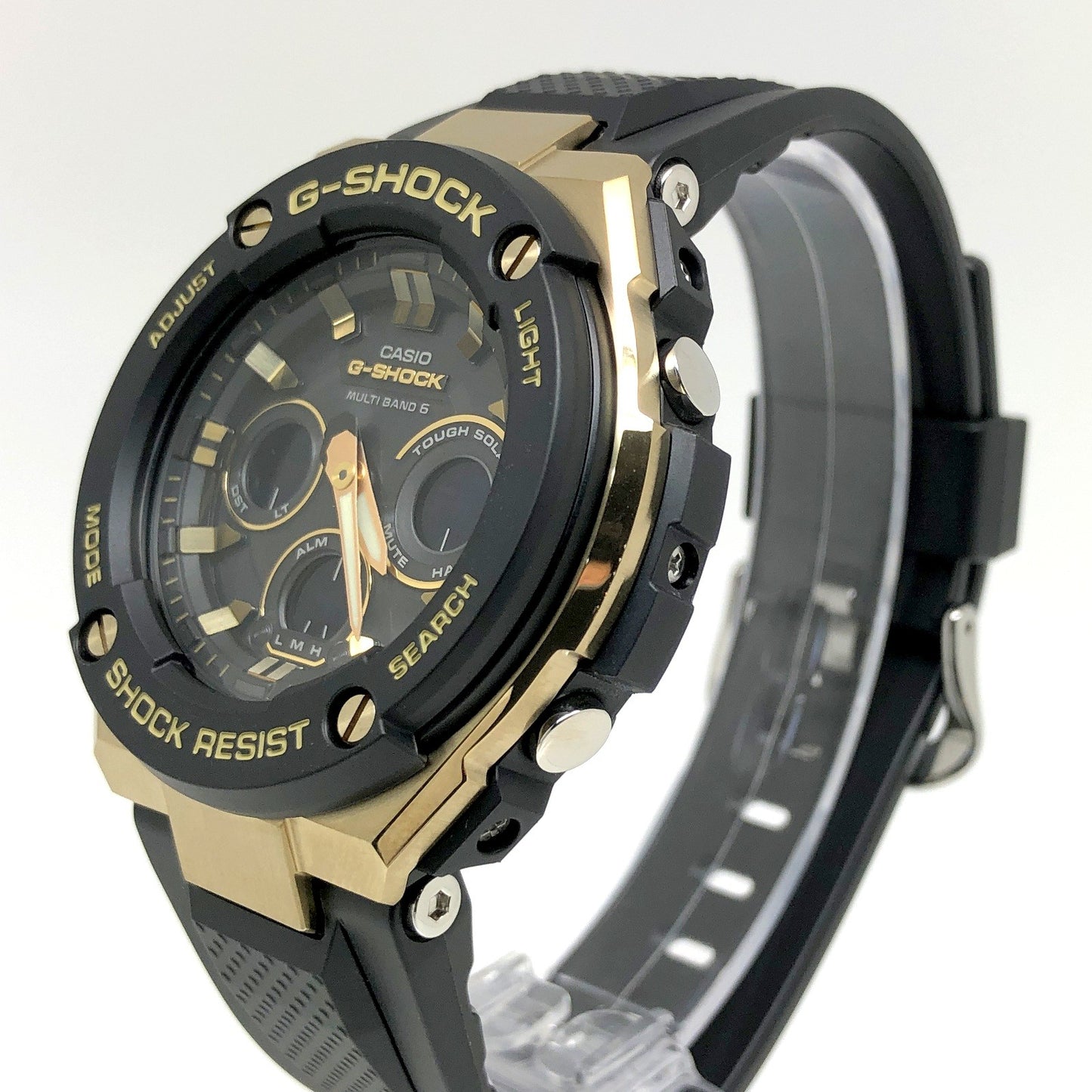 GST-W300G-1A9 G-STEEL BLACK×GOLD