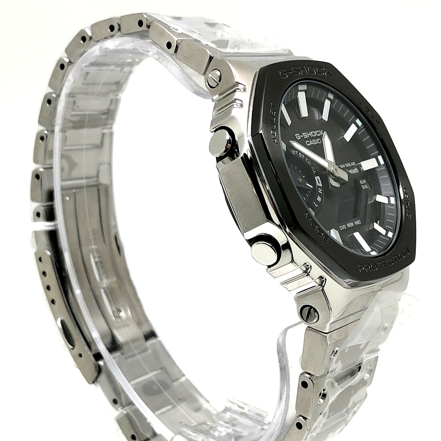 GM-B2100BT-1A フルメタル シルバー ブラックベゼル