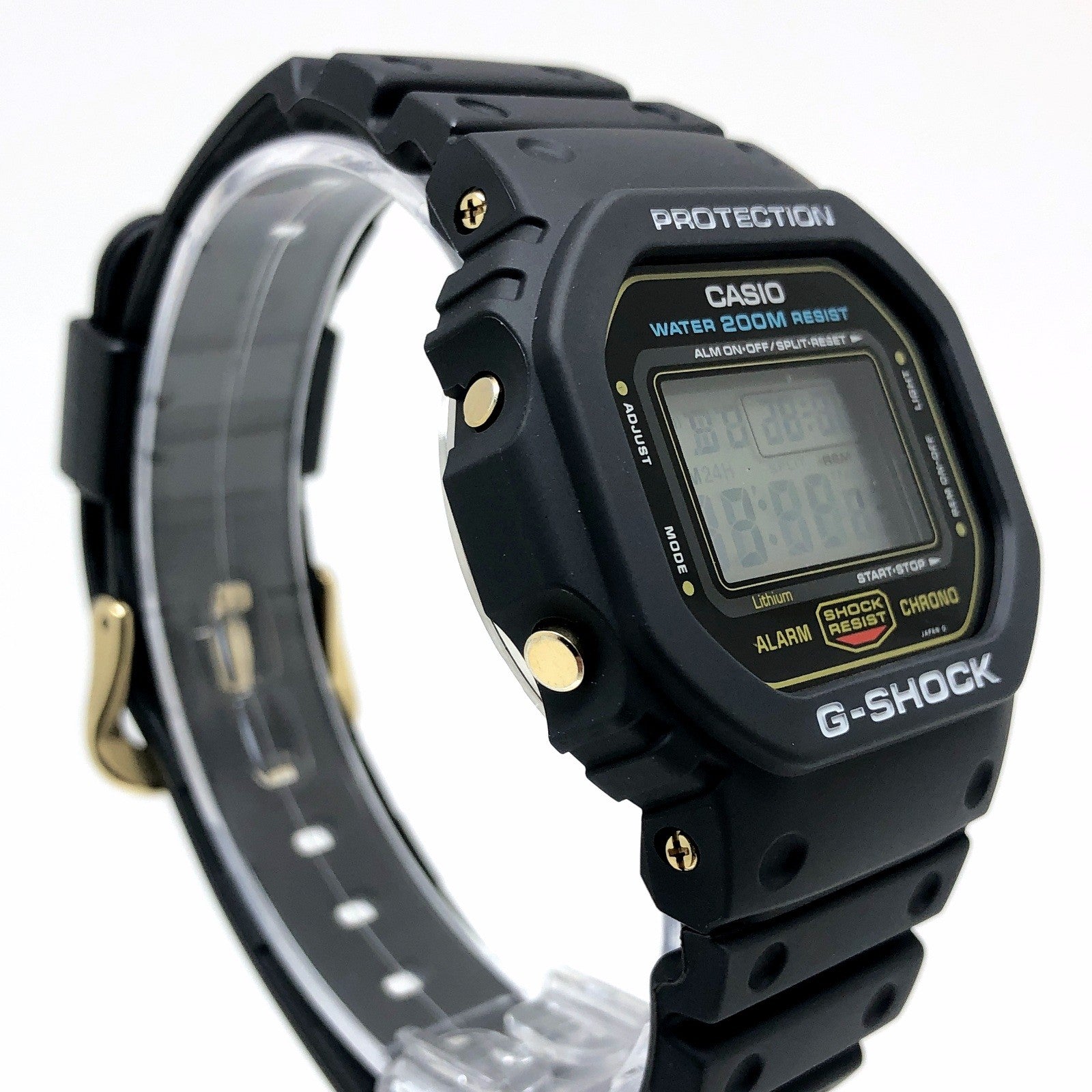 DW-5600C-9V 海外スピード レストア品 ゴールドVer. グリーン豆球