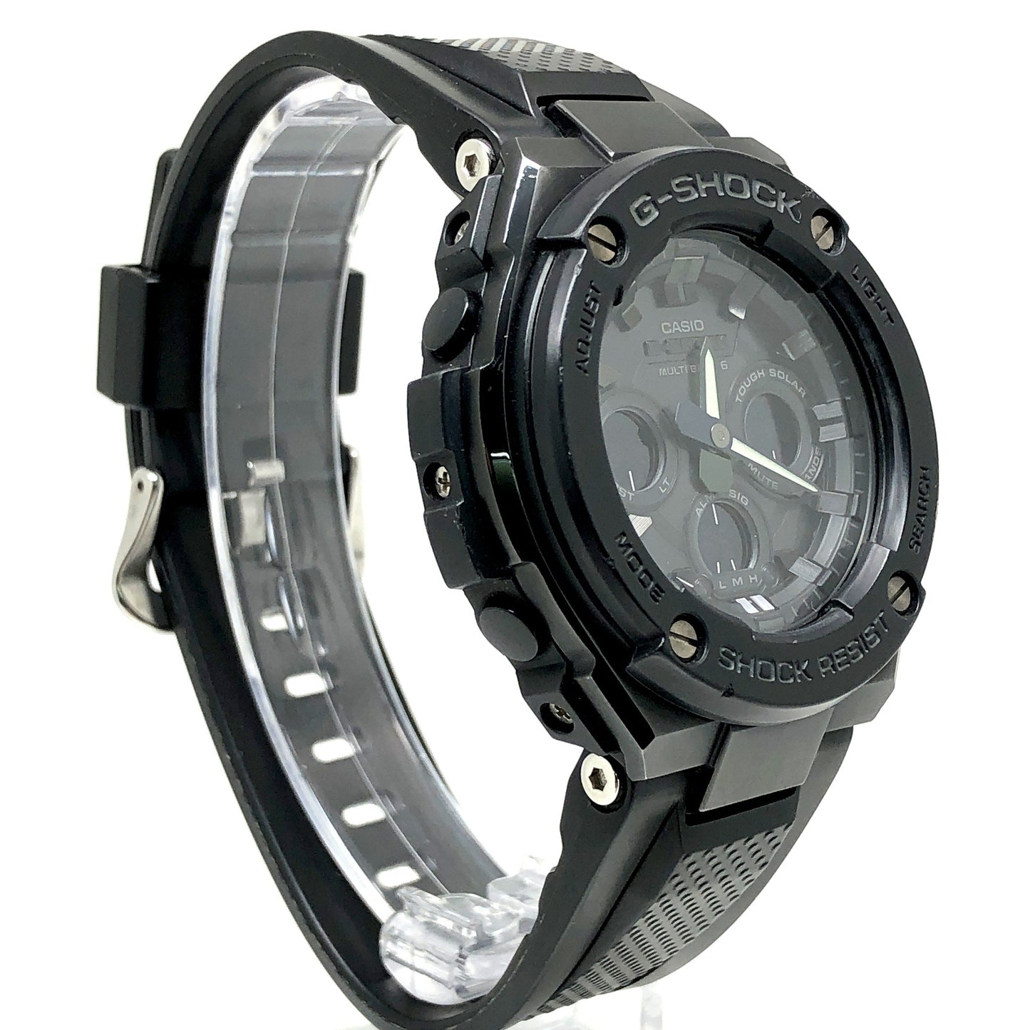 GST-W300G-1A1 G-STEEL 電波ソーラー ミッドサイズモデル