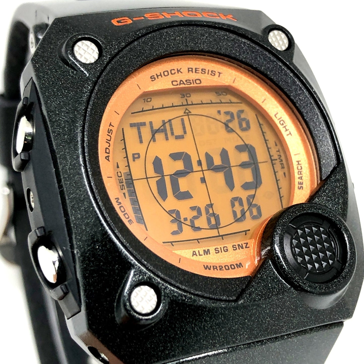 G-8000B-4 スナイパー メタリックブラック オレンジ液晶