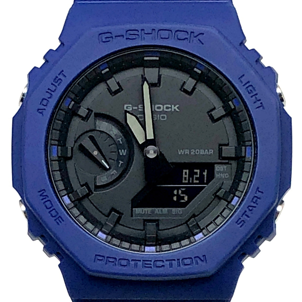 GA-2100-2A オクタゴン カシオーク ネイビー×ブラック