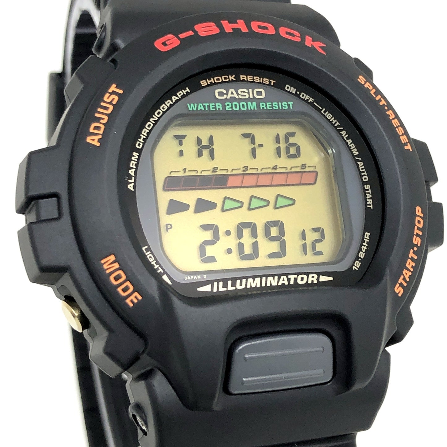 DW-6600G-9V ゴールド液晶 イルミネーター 海外モデル
