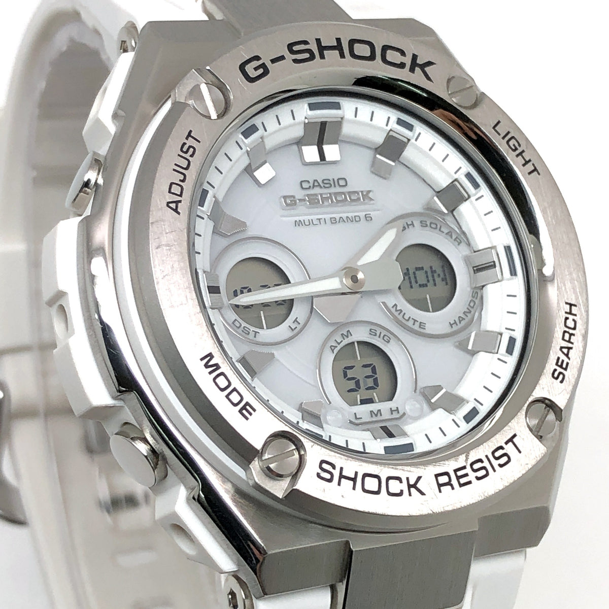 GST-W310-7A G-STEEL SILVER×WHITE