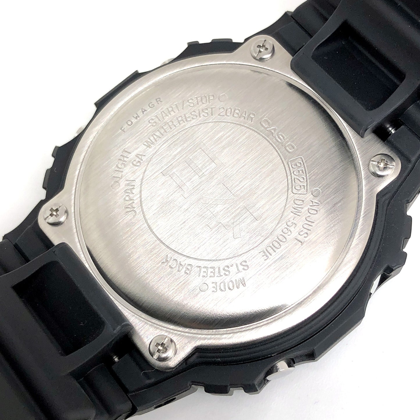 DW-5600KHSH25-1 葛飾北斎 富嶽三十六景 山下白雨 黒富士