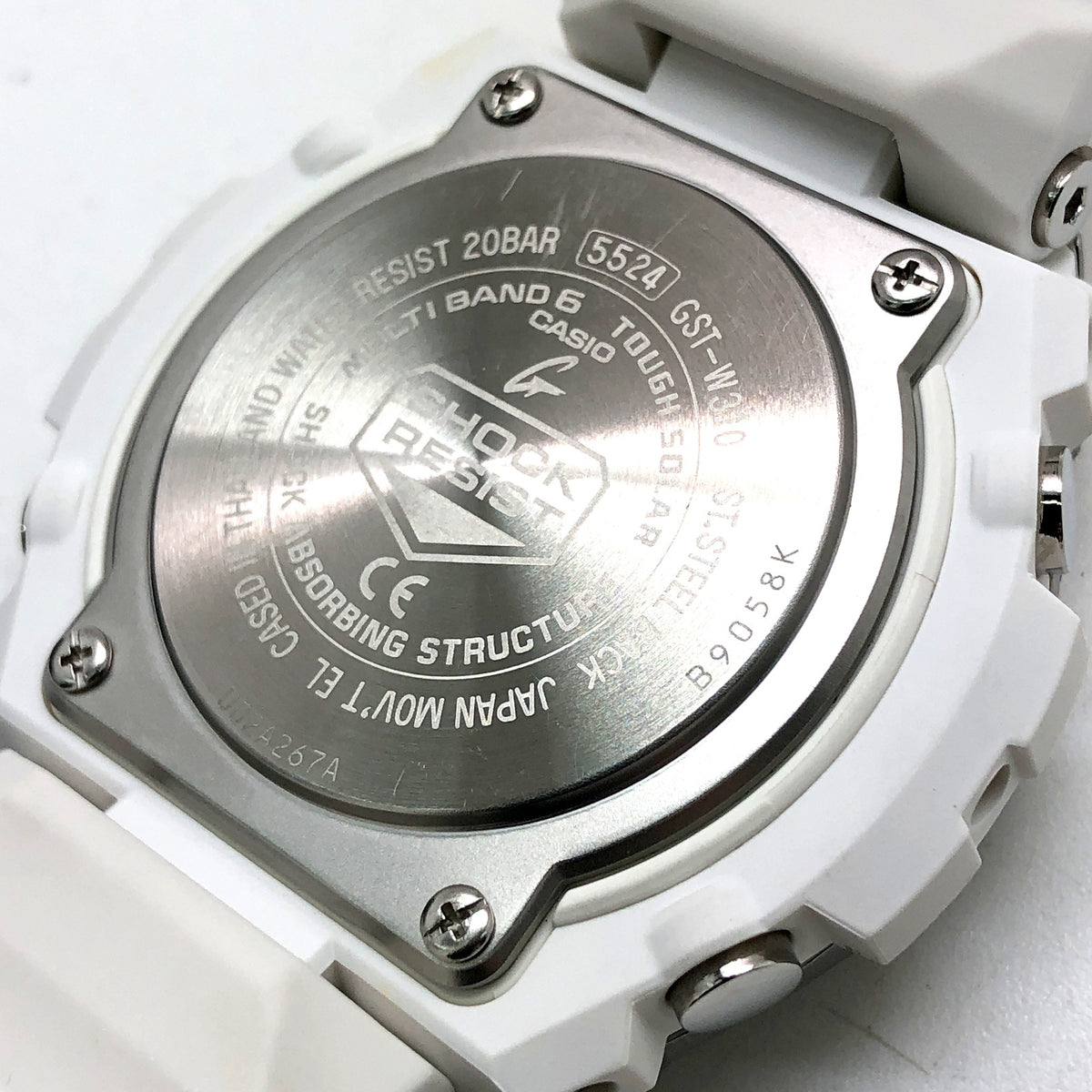 GST-W310-7A G-STEEL SILVER×WHITE