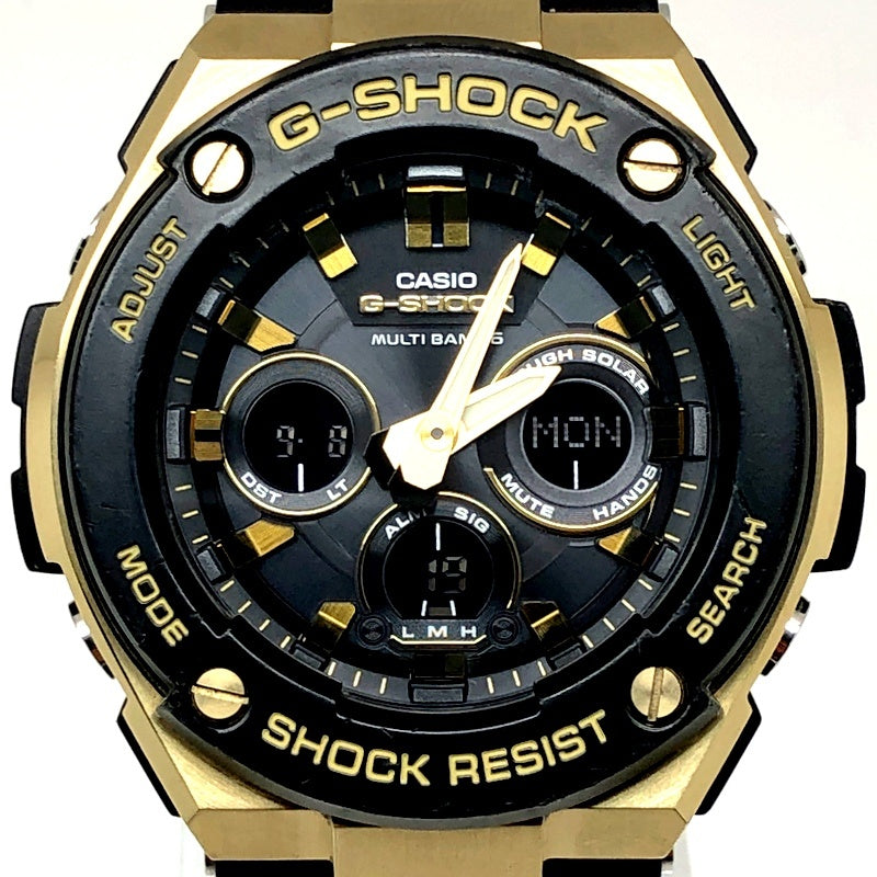 GST-W300G-1A9 G-STEEL ミッドサイズモデル ブラック×ゴールド
