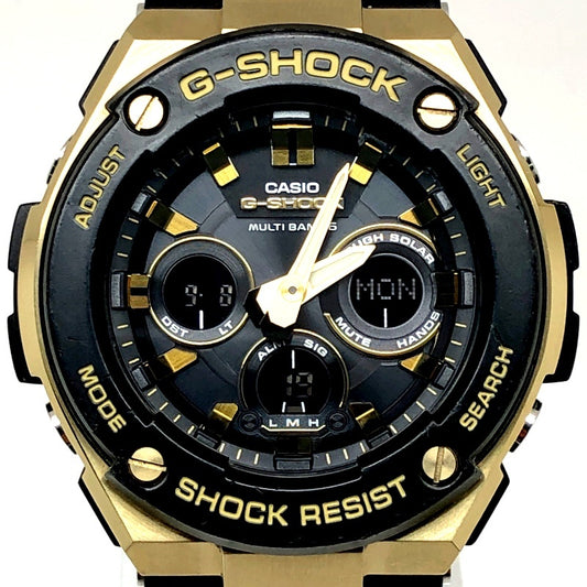 GST-W300G-1A9 G-STEEL ミッドサイズモデル ブラック×ゴールド