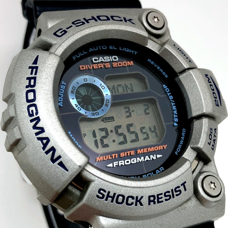 GW-200K-2 イルクジ2001 フロッグマン シルバー×ネイビー