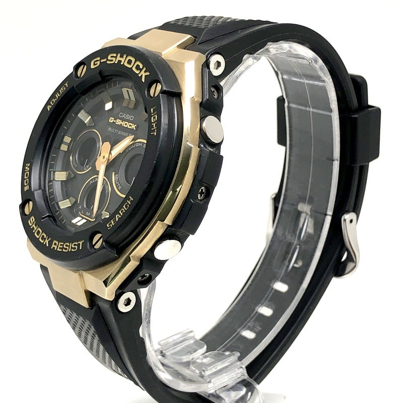 GST-W300G-1A9 G-STEEL ミッドサイズモデル ブラック×ゴールド