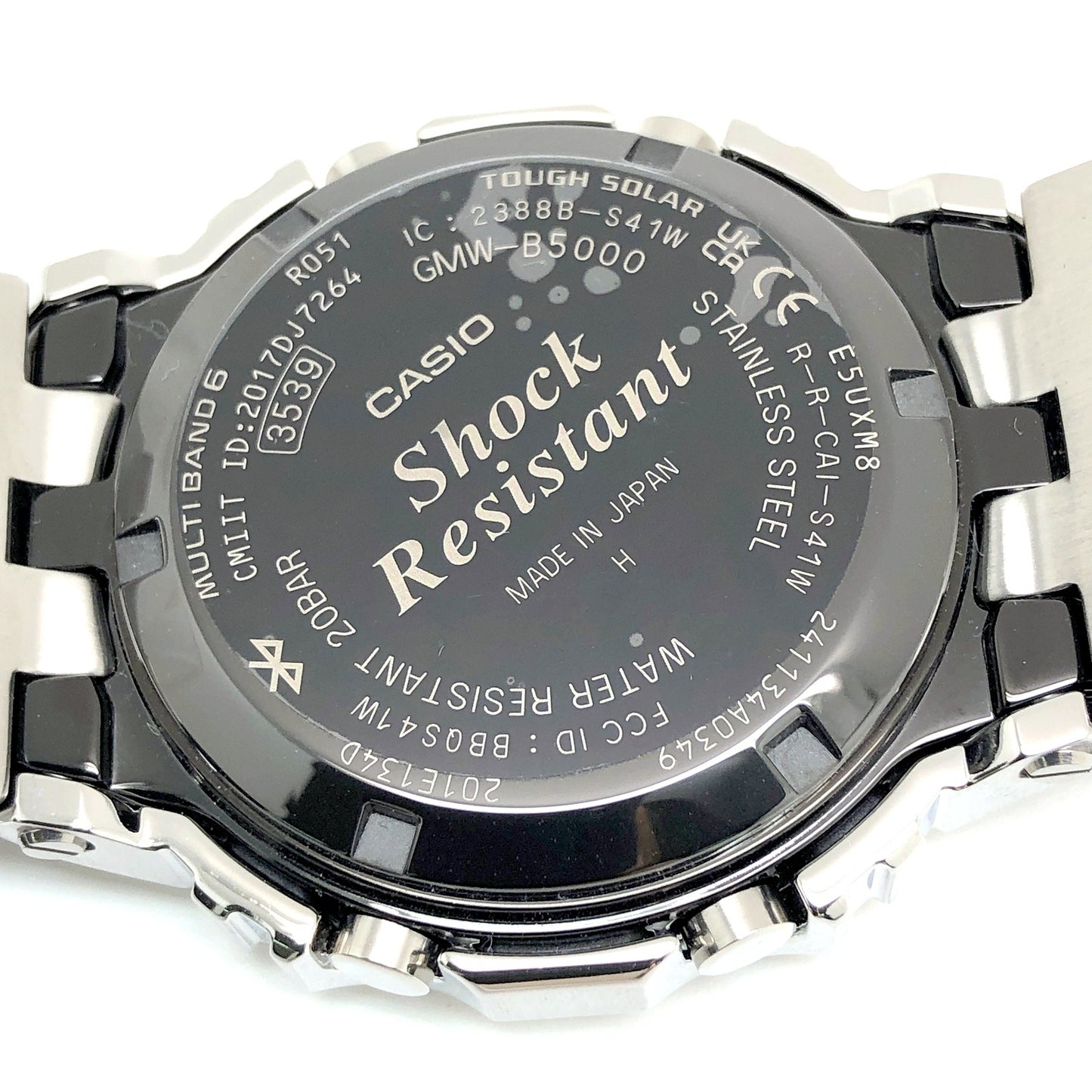 GMW-B5000D-3 フルメタル シルバー グリーンダイヤル