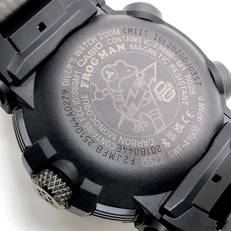 GWF-A1000XC-1A アナログ フロッグマン カーボンコンポジットバンド